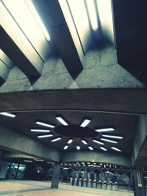 Photo by bbpnp with the username @bbpnp,  April 29, 2016 at 1:16 PM and the text says 'After rush hour Subway, Public Transportation, Commuting, Taking Photos, Interior Views, Relaxing, Hanging Out, Montreal, Canada, City, STM at STM Station Pie-IX by clovis jonathan gravel on EyeEm #Subway  #PublicTransportation  #Commuting  #TakingPhotos ..'