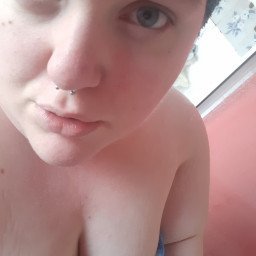 Photo by Sky with the username @Askylark,  March 11, 2024 at 5:23 PM and the text says 'After shower selfie, anyone want to make me dirty again? #Slut #BreedMe #CumSlut'