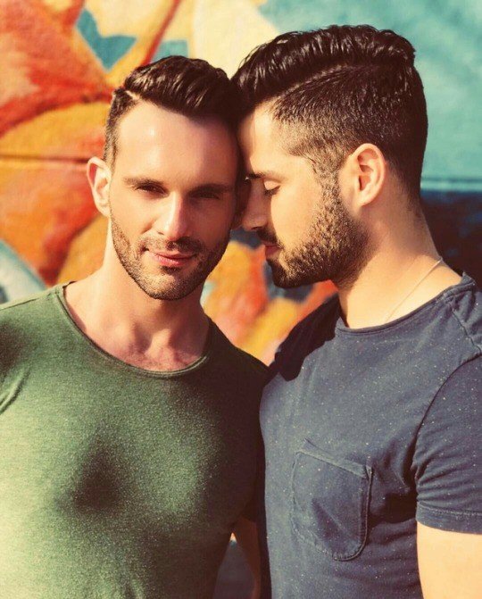 Photo by ManCandy with the username @ManCandy,  June 27, 2017 at 5:38 AM and the text says 'CUM See More “Man Candy” http://rimmedglasses.tumblr.com

 #gay  #beard  #couple  #adam  #levine'