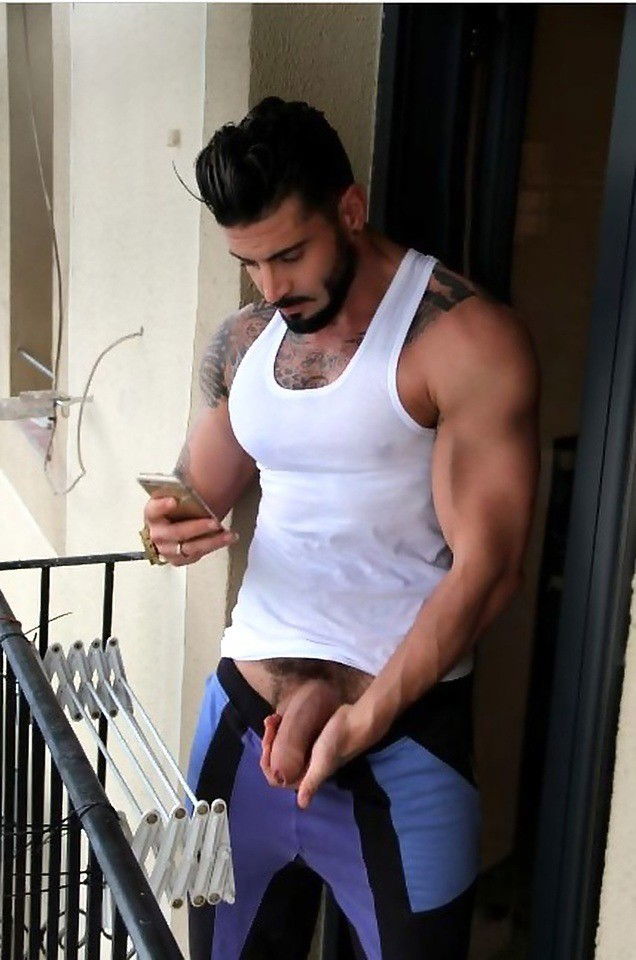 Photo by ManCandy with the username @ManCandy,  August 11, 2019 at 7:41 PM. The post is about the topic Gay Man Candy and the text says '#bigcock #uncut'