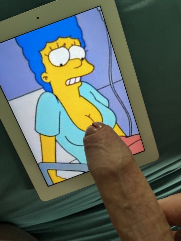 Photo by StanRedman with the username @StanRedman, who is a verified user,  September 28, 2023 at 7:16 AM. The post is about the topic Cum tributes and the text says 'Think Marge deserves a hot load or do you have a better idea for me to cum on? #cumtribute #margesimpson'