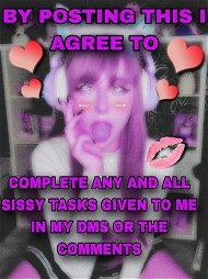 Shared Photo by CallmeLena with the username @CallmeLena, who is a verified user,  March 16, 2024 at 2:19 AM. The post is about the topic Sissy Captions