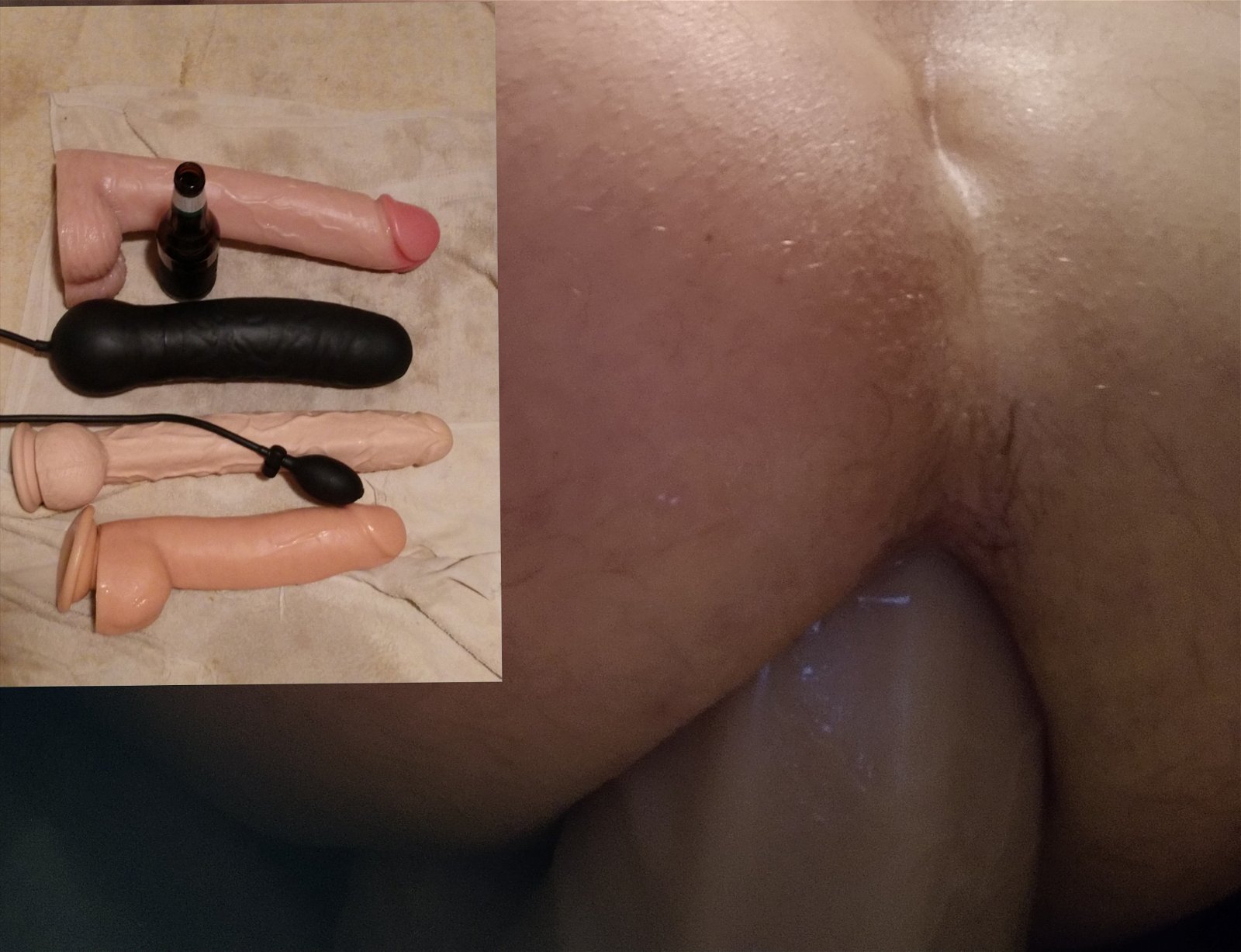 Photo by TwistedSwitch with the username @TwistedSwitch,  May 13, 2019 at 8:55 AM. The post is about the topic Anal and the text says 'Omfg that was incredible!  
Largest one 2.95" dia x like 14" insertible length got at least 13" in.   
Head is was tough but the inflatable helped too open up.  Once I got around the bend it I almost buried it.   I felt so full, but incredible once I was..'