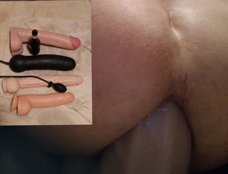 Photo by TwistedSwitch with the username @TwistedSwitch,  May 13, 2019 at 8:55 AM. The post is about the topic Extreme Dildos and the text says 'Omfg that was incredible!  
Largest one 2.95" dia x like 14" insertible length got at least 13" in.   
Head is was tough but the inflatable helped too open up.  Once I got around the bend it I almost buried it.   I felt so full, but incredible once I was..'