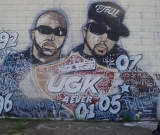 Watch the Photo by KingPeanut with the username @KingPeanut, posted on September 29, 2016 and the text says 'UGK Memorial in my home town Port Arthur Texas R.I.P Pimp C'