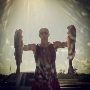 Photo by KingPeanut with the username @KingPeanut,  September 8, 2016 at 6:18 PM and the text says 'Loving the Salt-Life!! Got some good Catches this year!! #saltlife  #summerfishing  #nightfishing  #blackdrum  #uglystik  #redfish  #holiday  #beach  #rockport  #my  #life  #personalperspective'