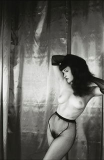 Shared Photo by badcat1970 with the username @badcat1970,  November 3, 2024 at 2:19 PM. The post is about the topic all natural and the text says '#BettiePage #HairyPussy'