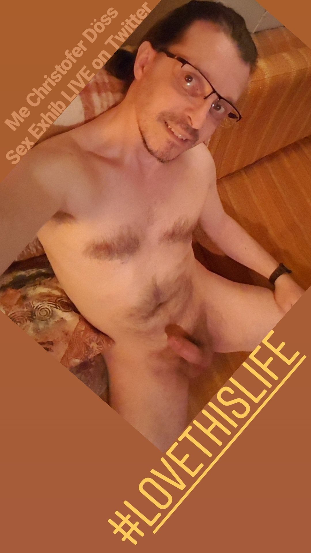 Photo by Christofer Döss with the username @ChristoferDoss, who is a verified user,  April 14, 2019 at 10:55 PM. The post is about the topic Gay and the text says 'I am Christofer Döss Sex Exhib aka the bisexual life enjoying nude model nakencrille and I sooo looove being sexually exposed publicly online. ❤❤❤'