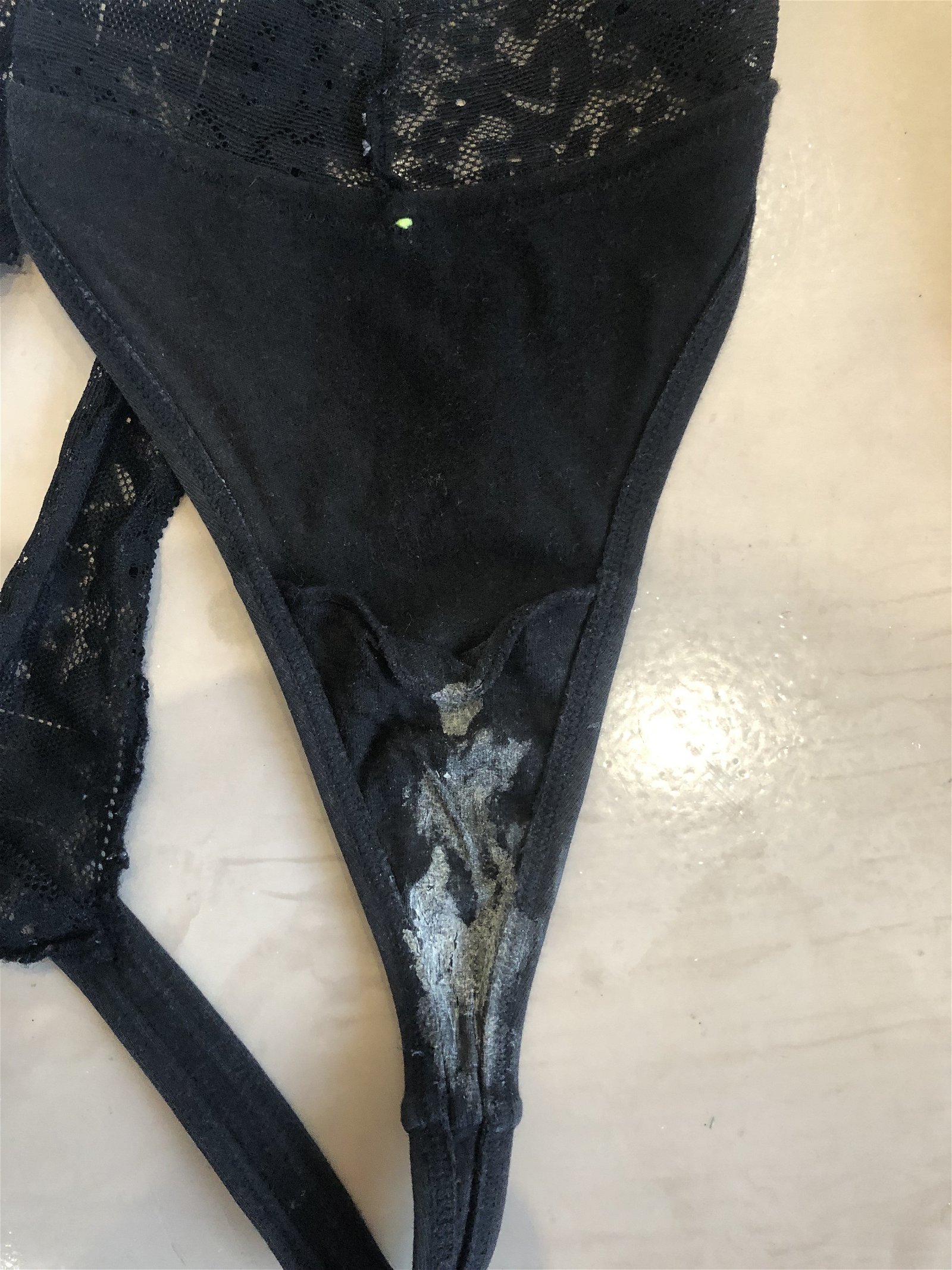 Photo by Cheatingwife101 with the username @Jkd082,  July 22, 2019 at 4:04 AM. The post is about the topic Creampie Panties and the text says 'My wife’s panties full of cum after another girl’s night out!'