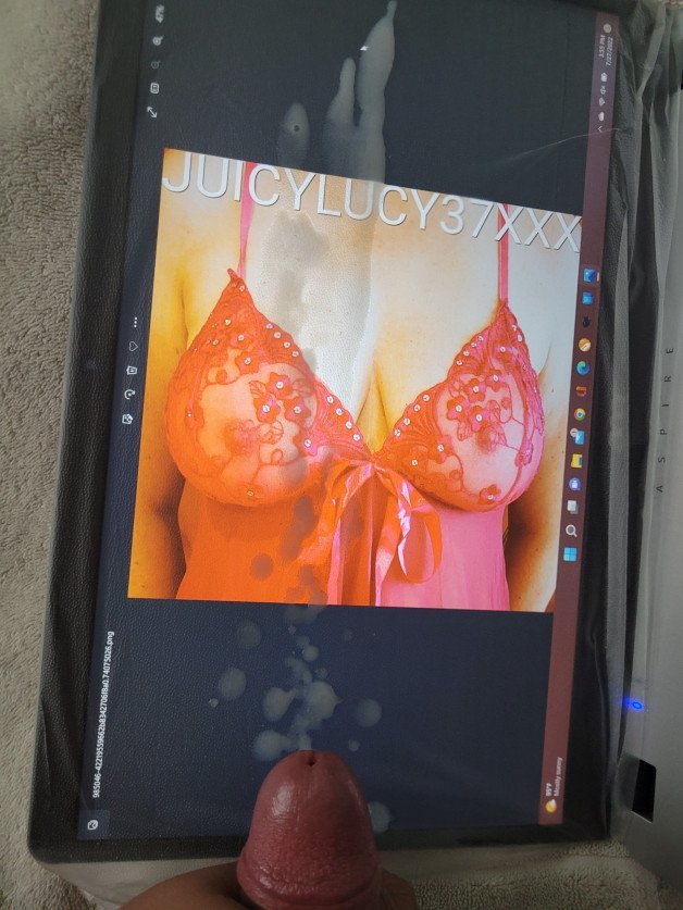 Photo by Bookie326 with the username @Bookie326,  July 29, 2022 at 1:35 AM. The post is about the topic Juicylucy37xxx and the text says 'a big load for the best woman!'