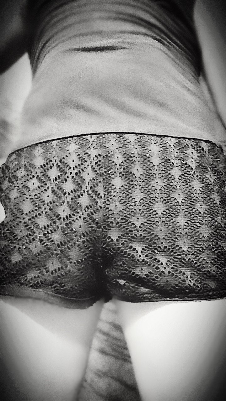 Photo by demi with the username @demialos, who is a verified user,  May 25, 2019 at 11:19 AM and the text says '#Demi sissy panties booty shorts and spagetti strap. ^.^'