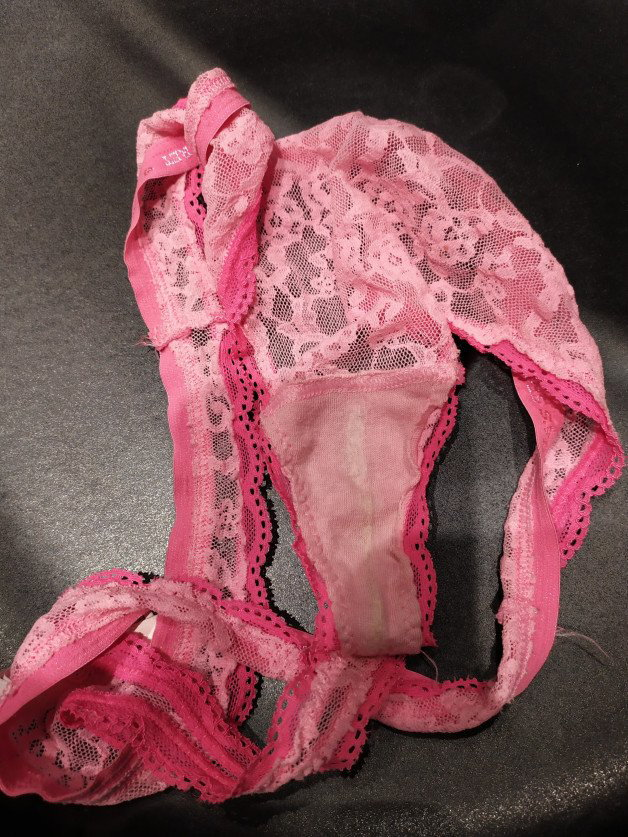 Photo by Hamster123 with the username @Hamster123,  May 18, 2021 at 5:15 PM. The post is about the topic Creampie Panties and the text says 'Wifes Panties after a day at work'