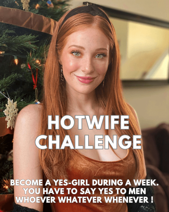 Photo by Capmob with the username @Capmob,  September 10, 2023 at 12:36 PM. The post is about the topic Cuckold Captions and the text says 'Hotwife challenge 3'