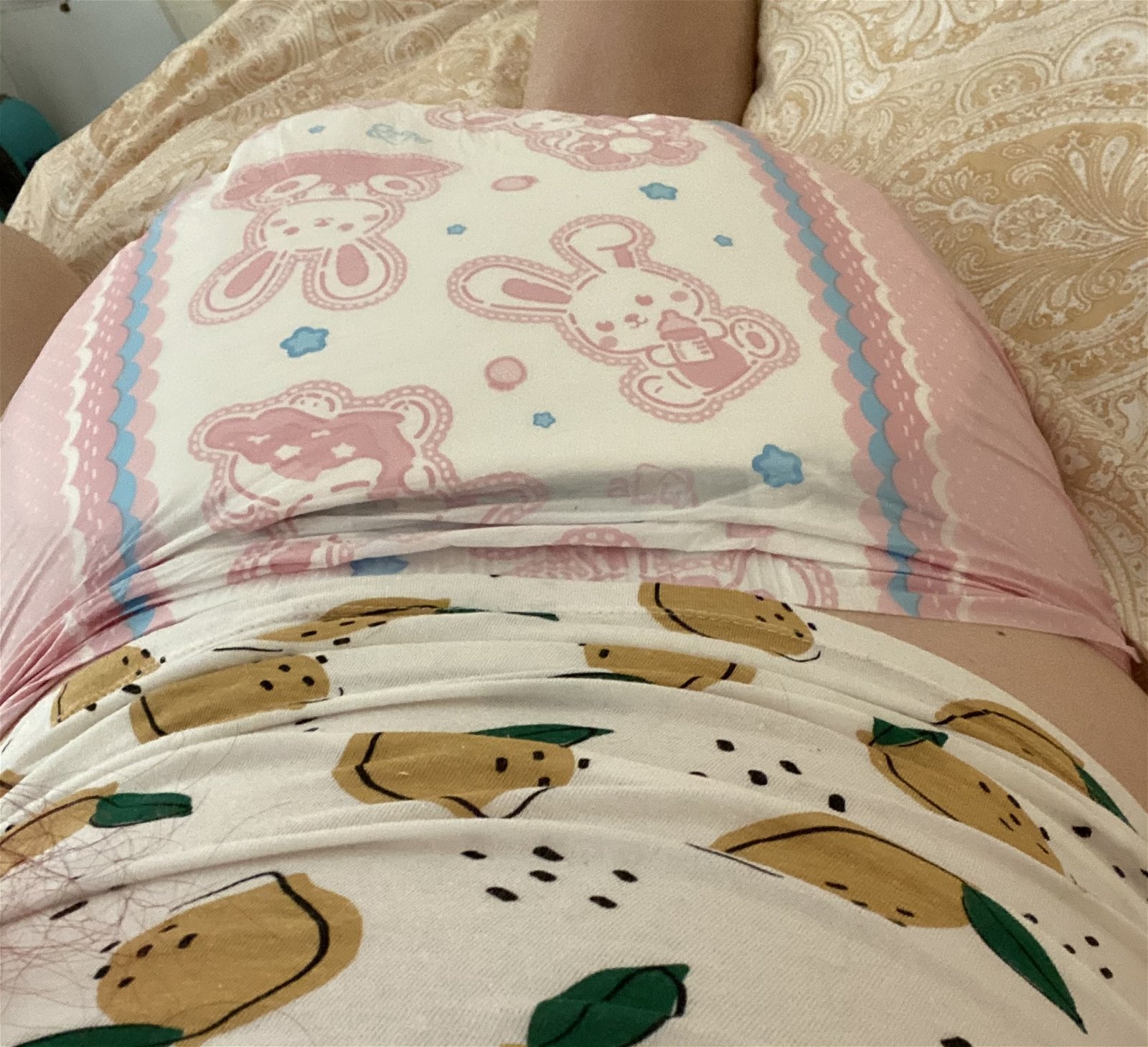 Photo by wetbabygrrrl with the username @wetbabygrrrl, who is a verified user,  December 30, 2020 at 10:57 AM. The post is about the topic Daddy's girl and the text says 'exploring my DD/lg kink some more with some cute diapers 🙈🙈🙈'