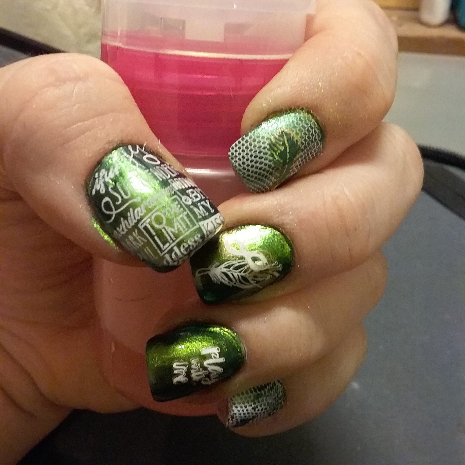 Photo by Touche0677 with the username @Touche0677,  July 17, 2020 at 2:01 AM. The post is about the topic Randoms and the text says 'Personally I think the '50 Shades...' books and movies were utter garbage. But i love this mani inspired by the Lifestyle'