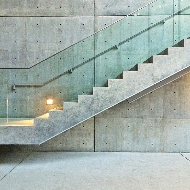 Photo by imaginett with the username @imaginett, who is a verified user,  May 13, 2014 at 9:33 PM and the text says 'archdaily:

Beautiful #concrete stair at 21_21 Design Sight by #TadaoAndo  #architecture #archdaily #tokyo #instagood #iphonesia #tokyo #pritzkerprize #museum (at 21_21 DESIGN SIGHT)'