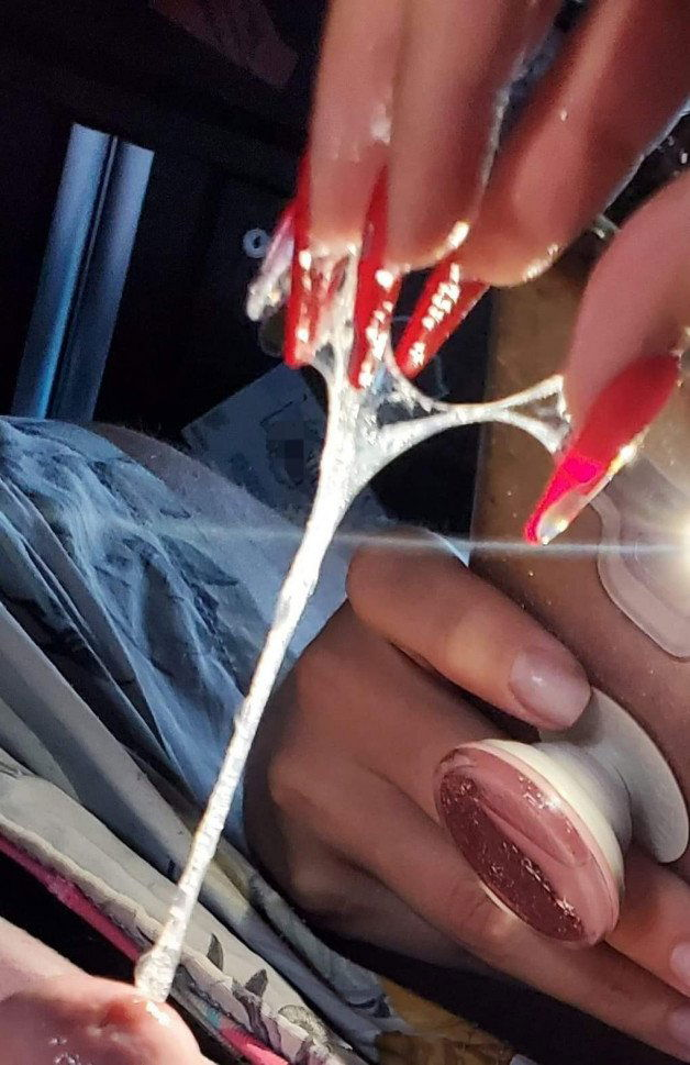 Photo by Lil-Baddie with the username @Jkai-808, who is a star user,  May 2, 2021 at 7:03 PM. The post is about the topic Slut Nails and the text says 'When she loves seeing her long nails covered in his cum... 💧💅🍆 Free VIP link below for more content!'