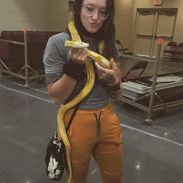 Photo by Ruinedcarpet with the username @Ruinedcarpet,  May 21, 2022 at 10:55 AM. The post is about the topic Women of wrestling and the text says 'Kris Statlander.

#KrisStatlander #Cute #Alternative #ProWrestler #Hot #Babe #Tattoo #Glasses #Ink #Piercing #Snake #AltGirl #GfMaterial #Cutie #Hottie #Tattooed #Inked #Pierced #AlternativeGirl #WomensWrestling #Sportswear #TattooedGirl #Cuteness..'