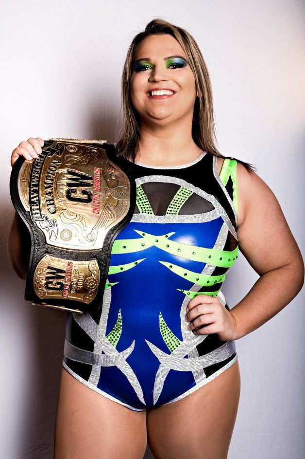 Photo by Ruinedcarpet with the username @Ruinedcarpet,  November 17, 2023 at 10:54 AM. The post is about the topic Women of wrestling and the text says 'Davienne.

#Davienne #ProWrestler #Thick #Cutie #Curvy #Smile #Makeup #Eyeliner #Thickness #Chubby #WrestlingGear #Clothed #Smiling #BBW #WomensWrestling #Photoshoot #ProWrestling'