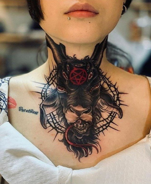 Photo by Ruinedcarpet with the username @Ruinedcarpet,  August 31, 2021 at 11:15 AM. The post is about the topic Alt Girls; Tattoo, Piercing & Co and the text says '#Tattoo #Goth #Alternative #Babe #Piercing #Succubus #Gothic #Tattooed #Neck #Cute #Hottie #GothGirl #AltGirl #Pierced #DevilGirl #GothicGirl #TattooedGirl #Dark #PiercedGirl #Naughty #Bitch #DarkGirl'