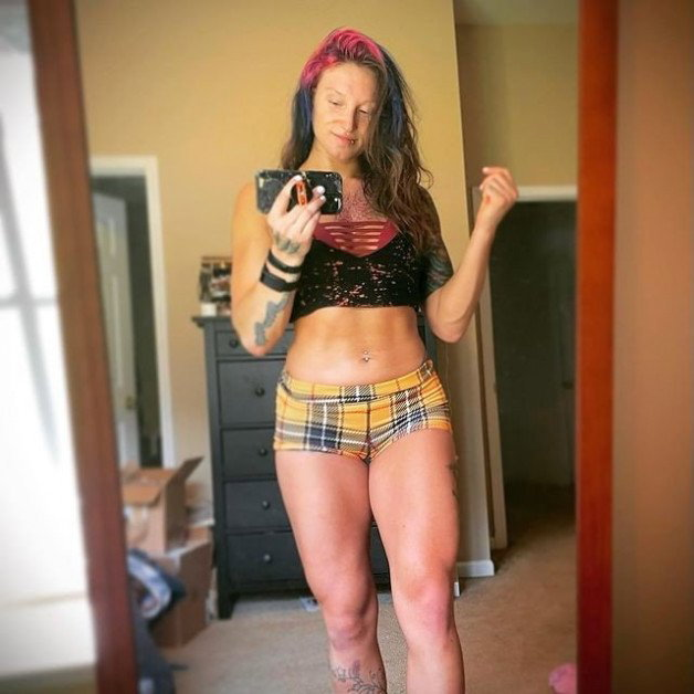 Photo by Ruinedcarpet with the username @Ruinedcarpet,  May 24, 2022 at 9:23 AM. The post is about the topic RC's Mirror Selfies and the text says 'Kris Statlander.

#KrisStatlander #Hot #Cute #Fit #ProWrestler #Tattoo #Brunette #Alternative #Ink #Piercing #Cutie #GfMaterial #Fitness #MirrorSelfie #Hottie #GymBody #Strong #Amazon #Goddess #DyedHair #Cuteness #Shorts #Sportswear #FitGirl #StrongLegs..'