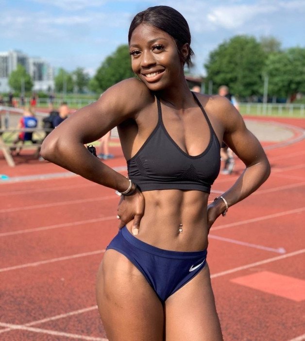 Photo by Ruinedcarpet with the username @Ruinedcarpet,  October 29, 2022 at 4:12 PM. The post is about the topic Gym Fitness Girls and the text says 'Khaddi Sagnia.

#KhaddiSagnia #Cute #Fit #Hot #Athlete #Brunette #Beauty #BlackGirl #Fitness #GymBody #Shorts #Sportswear #Cutie #Pretty #GfMaterial #FitGirl #Hottie #Sportswoman #Athletics #Ebony #Gorgeous #Piercing #FitnessGirl #Cuteness #Pierced..'