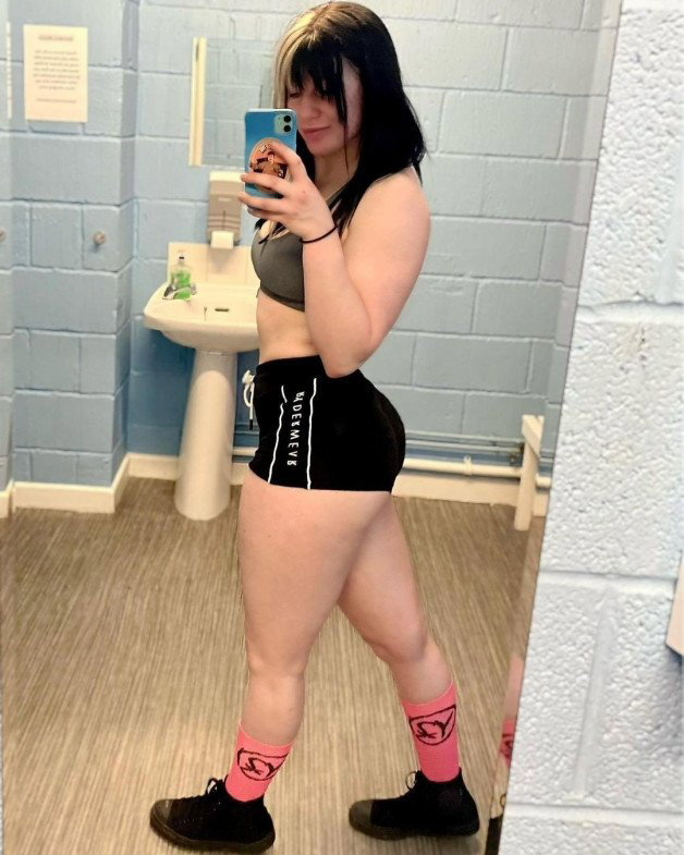 Photo by Ruinedcarpet with the username @Ruinedcarpet,  June 20, 2022 at 10:26 AM. The post is about the topic RC's Mirror Selfies and the text says 'Bea Priestley.

#BeaPriestley #ProWrestler #BlairDavenport #Hot #Cute #Pale #British #MirrorSelfie #Fit #BigAss #Shorts #DyedHair #Alternative #Fitness #GfMaterial #GymBody #Bath #Selfie #Hottie #TotalBabe #Cutie #Goddess #PaleGirl #BritishGirl #FitGirl..'