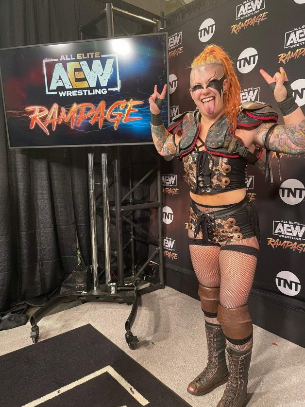 Photo by Ruinedcarpet with the username @Ruinedcarpet,  May 17, 2022 at 1:46 PM. The post is about the topic Women of wrestling and the text says 'Heidi Howitzer.

#HeidiHowitzer #ProWrestler #Hot #Cute #Alternative #Babe #OrangeHair #Tattoo #WrestlingGear #Ink #Fishnets #Stockings #Makeup #Beauty #Hottie #GfMaterial #Cutie #AltGirl #Gorgeous #Redhead #Tattooed #Shorts #Inked #FacePaint #Cuteness..'