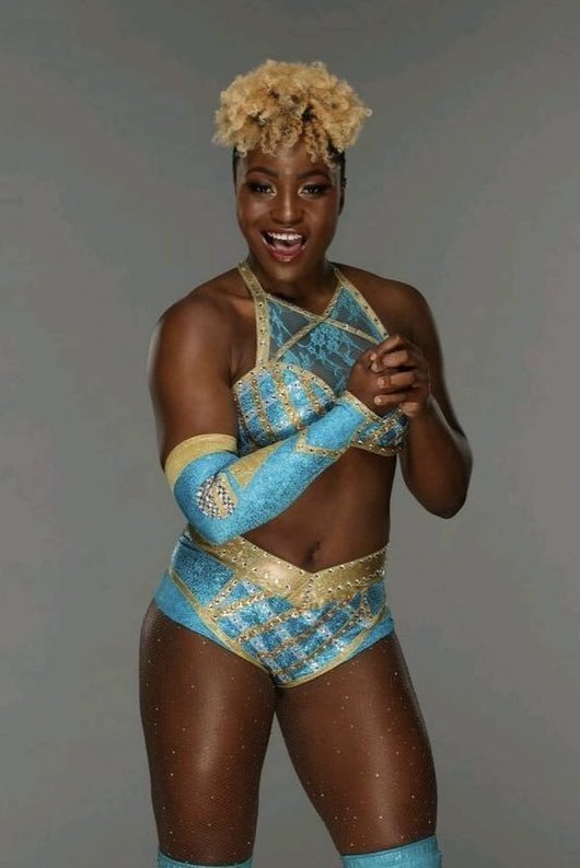 Photo by Ruinedcarpet with the username @Ruinedcarpet,  July 1, 2022 at 3:52 PM. The post is about the topic Women of wrestling and the text says 'MJ Jenkins.

#MJJenkins #MoniqueJenkins #Hot #Cute #ProWrestler #Fit #BlackGirl #AfroHair #Blonde #Fitness #GymBody #Shorts #WrestlingGear #Hottie #Cutie #Slim #Babe #Ebony #AfroHaired #FitGirl #Cuteness #Gorgeous #Pretty #FitnessGirl #Possing..'