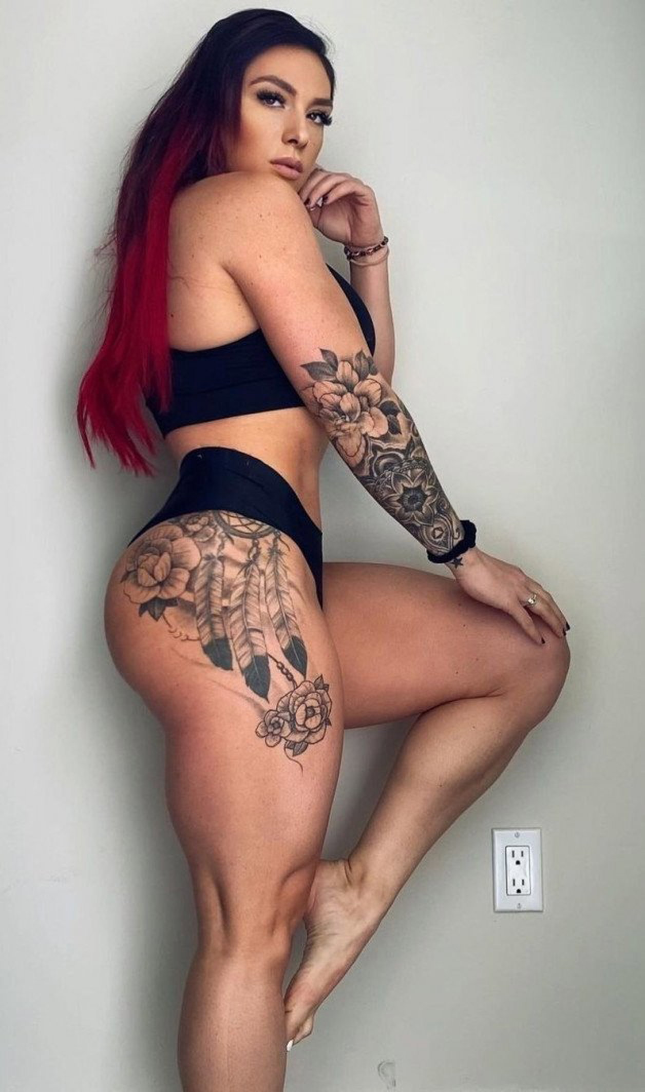 Photo by Ruinedcarpet with the username @Ruinedcarpet,  August 14, 2022 at 10:00 AM. The post is about the topic Alt Girls; Tattoo, Piercing & Co and the text says 'Kayla Rossi.

#KaylaRossi #Hot #Fit #Cute #Alternative #ProWrestler #Strong #Amazon #Underwear #Homemade #Possing #Tattoo #DyedHair #Ink #Beauty #Fitness #GymBody #Model #Hottie #GfMaterial #FitGirl #Cutie #AltGirl #WomensWrestling #BlackUnderwear..'