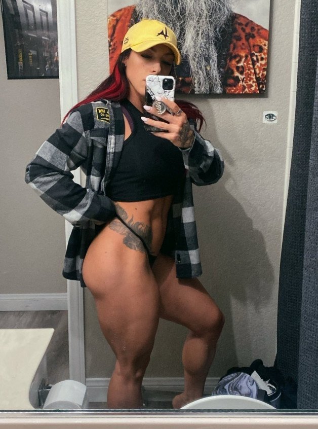 Photo by Ruinedcarpet with the username @Ruinedcarpet,  August 30, 2022 at 9:50 AM. The post is about the topic RC's Mirror Selfies and the text says 'Kayla Rossi.

#KaylaRossi #Hot #Fit #Cute #ProWrestler #Alternative #Goddess #Tattoo #Ink #Fitness #Strong #Amazon #MirrorSelfie #DyedHair #Hottie #GfMaterial #Cutie #TotalBabe #WomensWrestling #AltGirl #FitnessGirl #GymBody #Selfie #DyedHaired..'