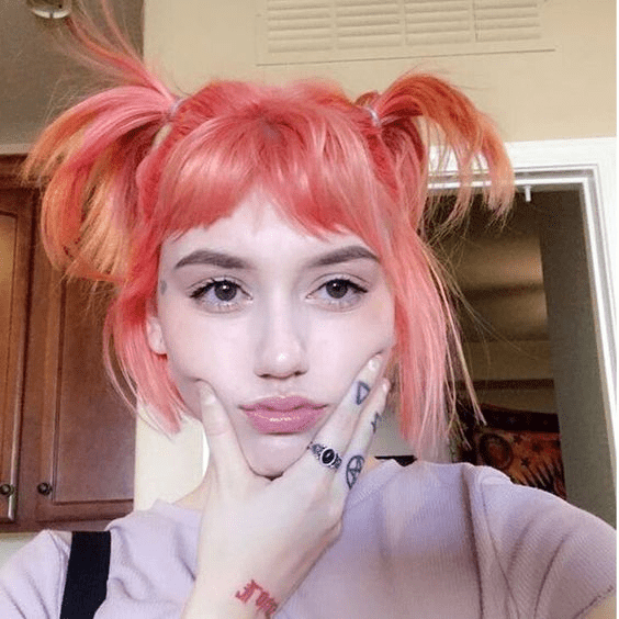 Photo by Ruinedcarpet with the username @Ruinedcarpet,  March 10, 2022 at 5:14 PM. The post is about the topic RC's Pastel Girls and the text says '#Cute #Beauty #Soft #PastelGirl #Pale #Babe #Amateur #Selfie #Alternative #Tattoo #Cutie #GfMaterial #PinkHair #Pigtails #PaleGirl #AltGirl #PastelAesthetic #Teenager #GoodOlNewAge #AlternativeGirl #PinkHaired #PinkAesthetic #GONAGirl #Homemade'