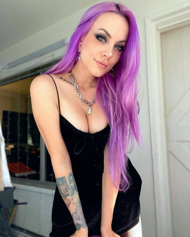 Photo by Ruinedcarpet with the username @Ruinedcarpet,  September 1, 2022 at 3:53 PM. The post is about the topic Alt Girls; Tattoo, Piercing & Co and the text says 'Courtney Dawne.

#CourtneyDawne #Instagram #CourtneyDawne_ #Cute #Hot #Alternative #Goth #Babe #PurpleHair #Tattoo #Ink #PastelGirl #Gothic #BlackClothes #Beauty #Dress #Cutie #BlueEyes #GfMaterial #AltGirl #GothGirl #Hottie #PurpleHaired #GothicGirl..'