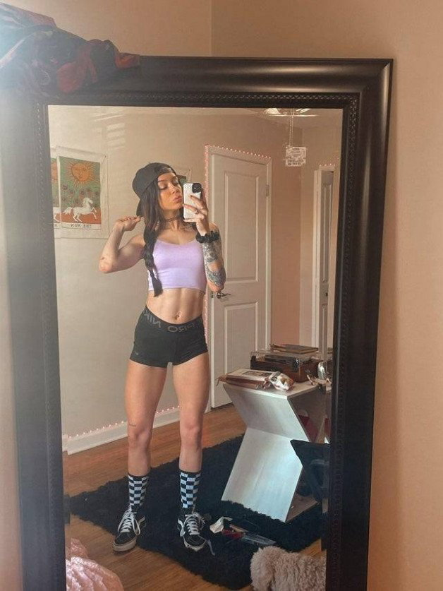 Photo by Ruinedcarpet with the username @Ruinedcarpet,  July 22, 2022 at 9:29 AM. The post is about the topic RC's Mirror Selfies and the text says 'Cora Jade.

#CoraJade #Cute #Fit #Hot #ProWrestler #Babe #Fitness #Young #GymBody #MirrorSelfie #Socks #Shorts #Brunette #Braids #Cutie #GfMaterial #FitGirl #Hottie #WomensWrestling #FitnessGirl #Selfie #Sportswear #Cuteness #ProWrestling #Tattoo..'