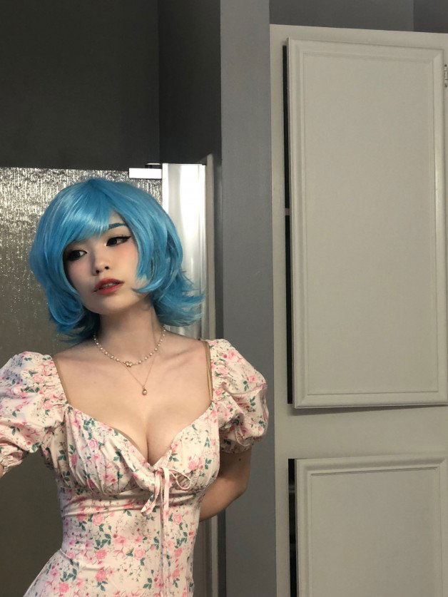Photo by Ruinedcarpet with the username @Ruinedcarpet,  July 16, 2022 at 9:42 AM. The post is about the topic RC's Pastel Girls and the text says '#Cute #Young #Beauty #Soft #BlueHair #PastelGirl #Hot #Amateur #GfMaterial #Cutie #Dress #Pretty #BlueHaired #Hottie #Gorgeous #Cuteness'