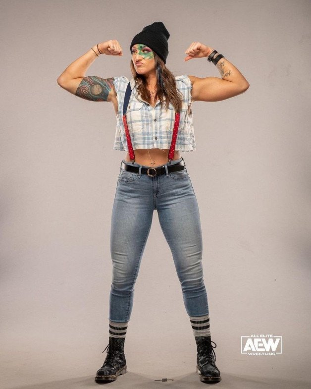 Photo by Ruinedcarpet with the username @Ruinedcarpet,  May 24, 2022 at 9:35 AM. The post is about the topic Women of wrestling and the text says 'Kris Statlander.

#KrisStatlander #Hot #Cute #Fit #ProWrestler #Tattoo #Brunette #Alternative #Ink #Piercing #Cutie #Lumberjill #Makeup #GfMaterial #Fitness #MirrorSelfie #Hottie #GymBody #Strong #Amazon #Goddess #Cuteness #FacePaint #Jeans #FitGirl..'