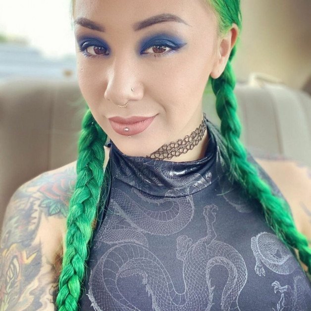 Photo by Ruinedcarpet with the username @Ruinedcarpet,  June 10, 2022 at 3:40 PM. The post is about the topic Alt Girls; Tattoo, Piercing & Co and the text says 'Shotzi Blackheart.

#ShotziBlackheart #Hot #Cute #Alternative #ProWrestler #Tattoo #GreenHair #Beauty #Ink #Makeup #GoodOlNewAge #GfMaterial #Piercing #Choker #Hottie #Cutie #Babe #Selfie #AltGirl #Tattooed #Braids #GreenHaired #Gorgeous #Inked #Pretty..'
