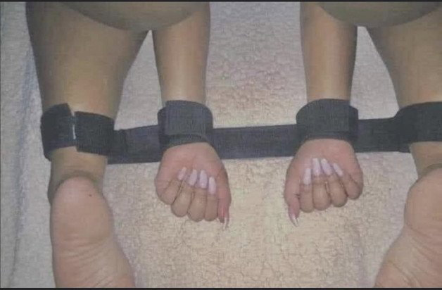 Photo by Ruinedcarpet with the username @Ruinedcarpet,  April 19, 2022 at 2:27 PM. The post is about the topic RC's BDSM and the text says '#Sub #Bondage #Tied #Submissive #Restraints #Handcuffs #SubmissiveGirl #Hogtied #BDSM #SubGirl #Doggy'
