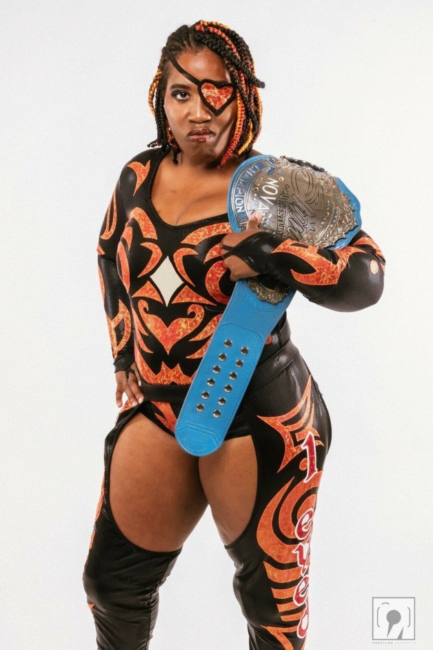 Photo by Ruinedcarpet with the username @Ruinedcarpet,  November 17, 2023 at 10:19 AM. The post is about the topic Women of wrestling and the text says 'The Woad.

#TheWoad #ProWrestler #Thick #Thighs #Babe #Dreadlocks #AfricanAmerican #Ebony #WrestlingGear #Thickness #BlackWoman #WomensWrestling #Photoshoot #ProWrestling'