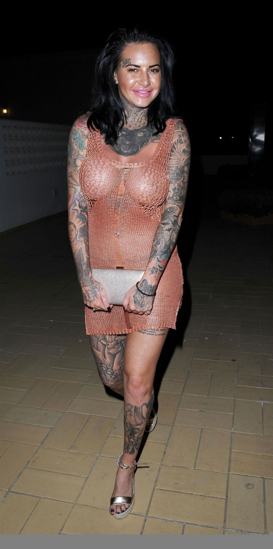 Photo by c5k with the username @c5k,  August 7, 2017 at 1:47 PM and the text says 'Jemma Lucy wearing a tight and sheer dress in Portugal!

 #jemma  #lucy'