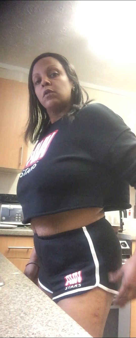 Watch the Photo by MistressMD with the username @MistressMD, who is a star user, posted on June 29, 2020 and the text says 'I’m now back home after a very messy weekend with my bae 😍😅😈 

Now I’m just casually cooking up the curry...in my comfy AVN gear 😉

If your wallet can’t take my hotness then you need to back up & get the fuck outta my kitchen!!! 😈👸🏾🔥..'