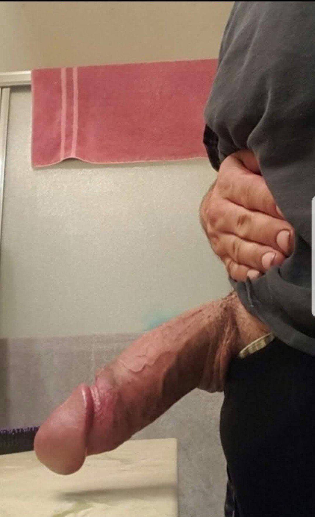 Photo by Rasz67 with the username @Rasz67,  July 12, 2019 at 1:18 AM. The post is about the topic big cocks and the text says '#fatcock #thickdick #cock #big #veiny #bigdick'