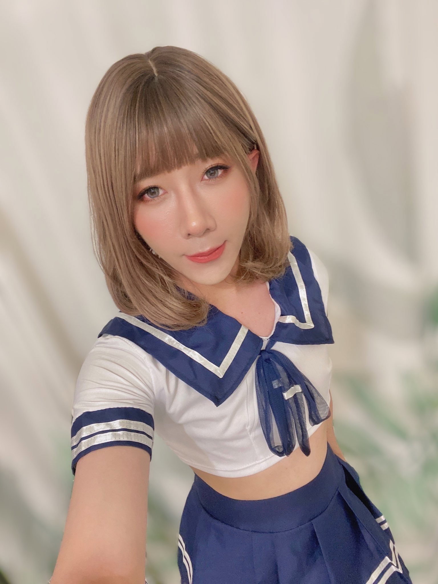 Photo by romaintranquille with the username @romaintranquille,  June 14, 2022 at 5:08 AM. The post is about the topic Chinese crossdressers and the text says 'Sherry is a ladyboy, and thus her Twitter username is sherry_ladyboy #Ladyboy #ChineseCD #ChineseTS #AsianCD #AsianTS'