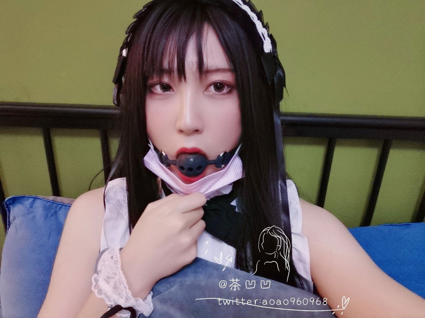 Photo by romaintranquille with the username @romaintranquille,  May 22, 2022 at 1:17 PM. The post is about the topic Chinese Sissy - Shemale - Femboy - Transexual and the text says 'She's aoao960968 on Twitter dot com #ChineseCD #AsianCD'