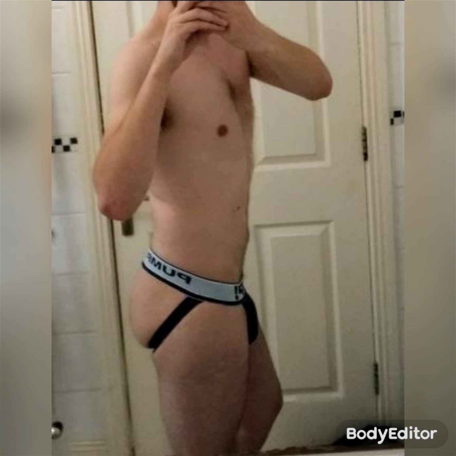 Photo by Alex69fuk with the username @Alex69fuk,  June 1, 2019 at 12:52 PM. The post is about the topic Gay Porn and the text says 'How do you guys like my new jockstrap xx'