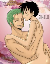 Photo by Iloveluffy with the username @Iloveluffy-yaoi,  May 7, 2019 at 10:59 AM. The post is about the topic One Piece Yaoi and the text says 'Luffy x Zoro'