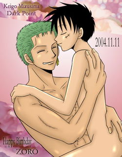 Album by Iloveluffy with the username @Iloveluffy-yaoi,  May 7, 2019 at 10:59 AM. The post is about the topic One Piece Yaoi and the text says 'Luffy x Zoro'