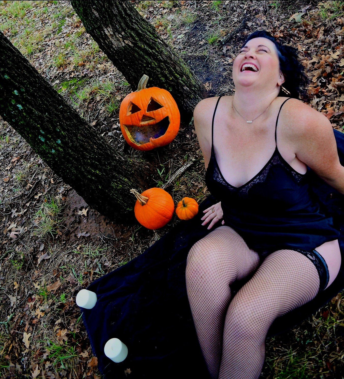 Album by Hottwife77 with the username @Hottwife77, who is a verified user,  October 31, 2022 at 4:30 PM. The post is about the topic MILF and the text says 'Happy Halloween!!'