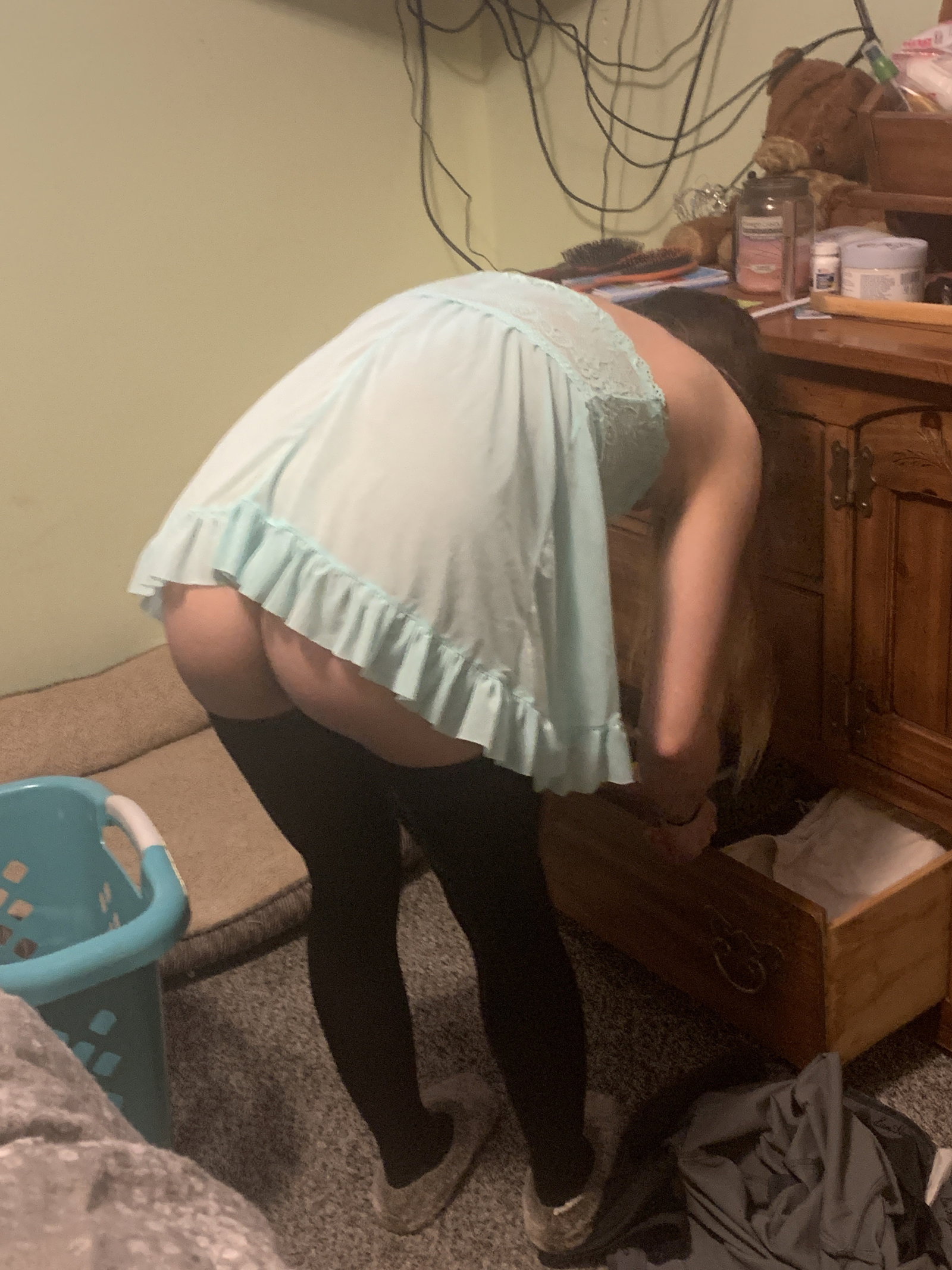 Photo by Rroofus74 with the username @Rroofus74,  July 22, 2019 at 2:34 AM. The post is about the topic Mysexywife1990 and the text says 'My view tonight'
