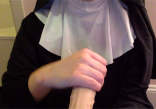 Photo by Autumn Gehenna with the username @autumn-gehenna, who is a star user,  March 2, 2019 at 2:41 AM and the text says 'Nuns can be so hot. https://extralunchmoney.com/job/slutty-nun-takes-it-in-the-ass'